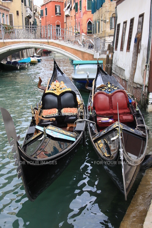 ヴェネツィアのゴンドラの写真素材 [FYI00034556] | ストックフォトの