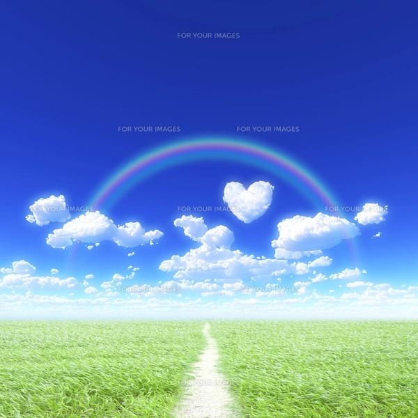 ハートの雲の写真素材 [FYI00048199] | ストックフォトの Qlean Market