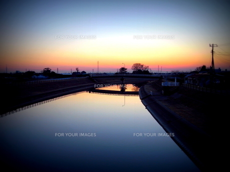 坂川暮景の写真素材 [FYI00220618] | ストックフォトの Qlean Market