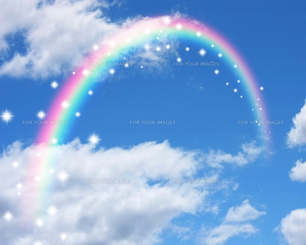 青空と虹の写真素材 [FYI00276130] | ストックフォトの Qlean Market