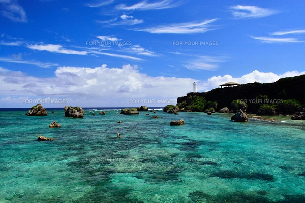 写真　風景　全紙サイズ　沖縄宮古島東平安名崎『翠玉のかなた』 2024春夏新色】 写真 風景 沖縄宮古島東平安名崎『翠玉のかなた