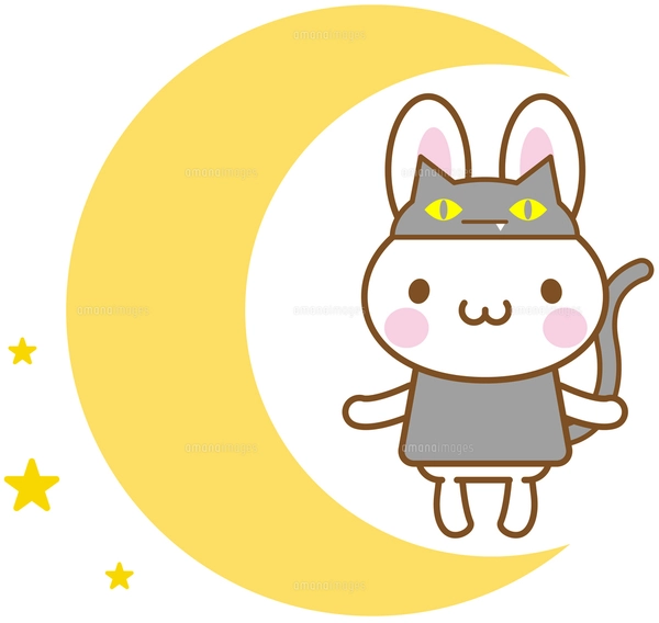 ハロウィン★カボチャうさぎ うさぎ ハロウィン かぼちゃの写真素材 [FYI00400701] | ストック