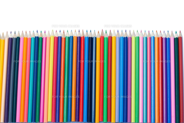 Color pencils forming a rectangleの写真素材 [FYI00487717] | ストックフォトの Qlean ...