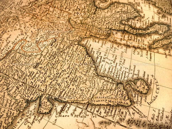 古い世界地図 中国と台湾の写真素材 [FYI01188126] | ストックフォトの