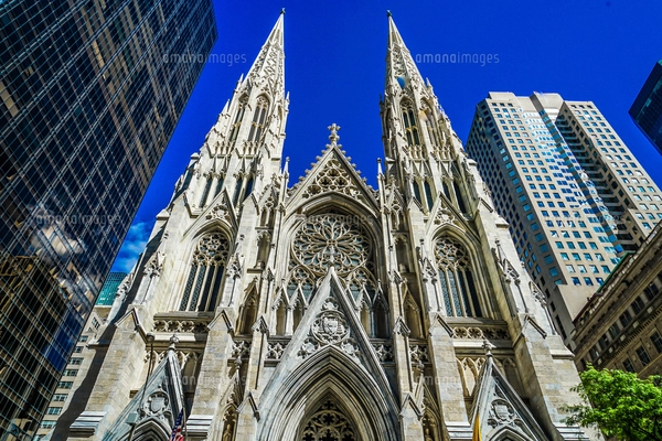 セント・パトリック大聖堂（ニューヨーク・マンハッタン）の写真素材
