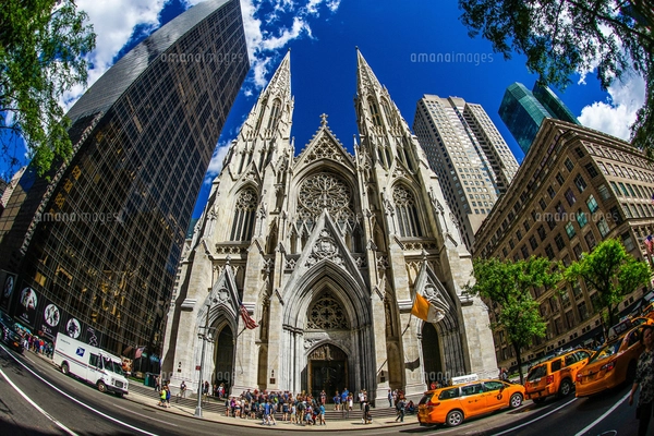 セント・パトリック大聖堂（ニューヨーク・マンハッタン）の写真素材
