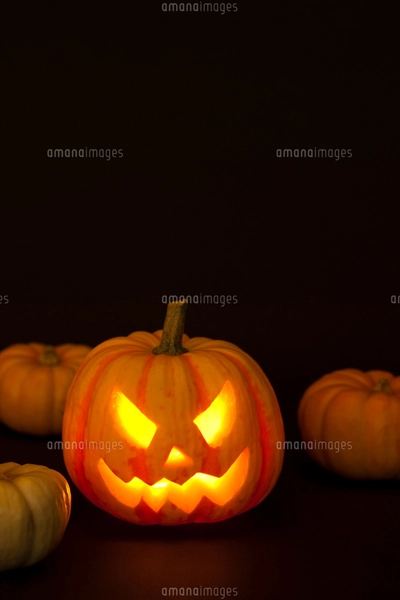 ハロウィンかぼちゃ（ジャック・オ・ランタン）の写真素材
