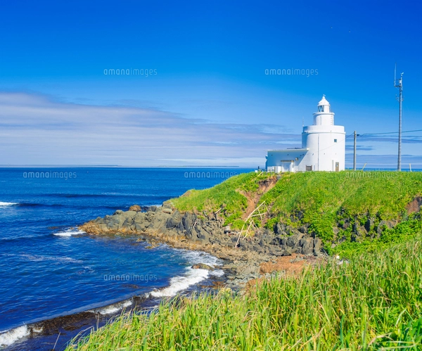 北海道 根室市点景 納沙布岬の写真素材 [FYI01472301] | ストック