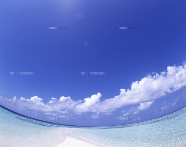 海と水平線と空の写真素材 [FYI01657065] | ストックフォトの Qlean