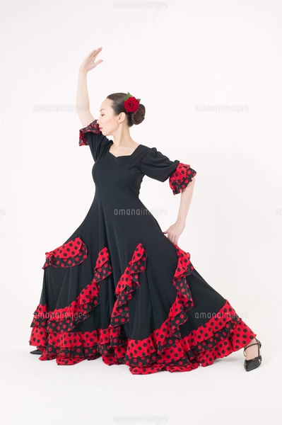 フラメンコを踊る女性の写真素材 [FYI01931874] | ストックフォトの