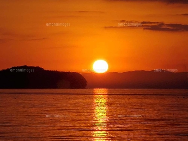 日出町の初日の出2019-④の写真素材 [FYI02977762] | ストックフォトの