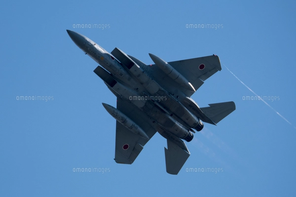 F-15戦闘機 アフターバーナーの写真素材 [FYI02995637] | ストック
