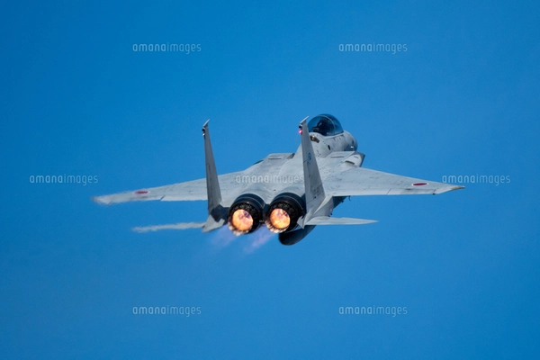 F-15戦闘機 アフターバーナーの写真素材 [FYI02995637] | ストック