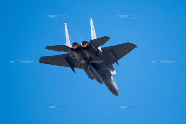 F-15戦闘機 アフターバーナーの写真素材 [FYI02995637] | ストック