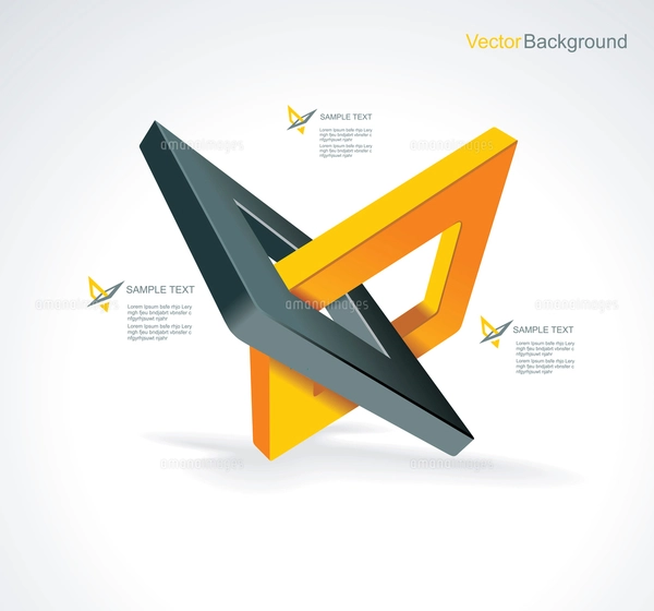 Illustration with orthogonal rhomb symbols.Unity concept.Vector.のベクター素材 ...
