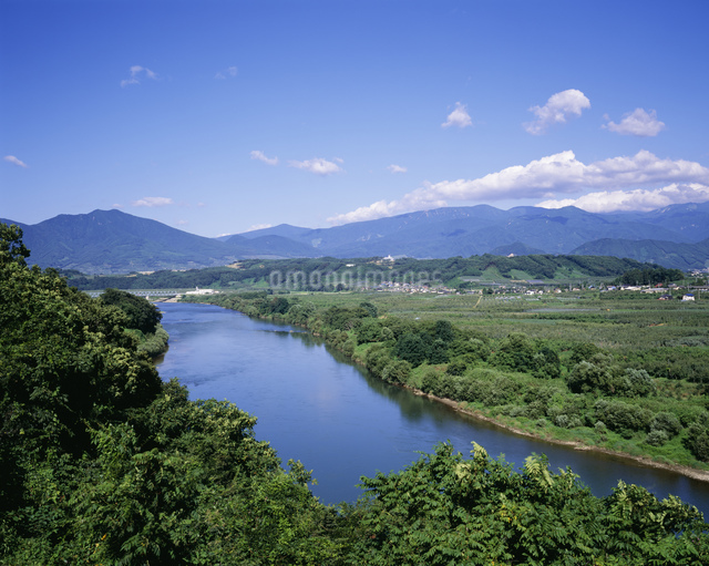 千曲川風景 千曲川 写真素材 [ 3344914 ] - フォトライブラリー photolibrary