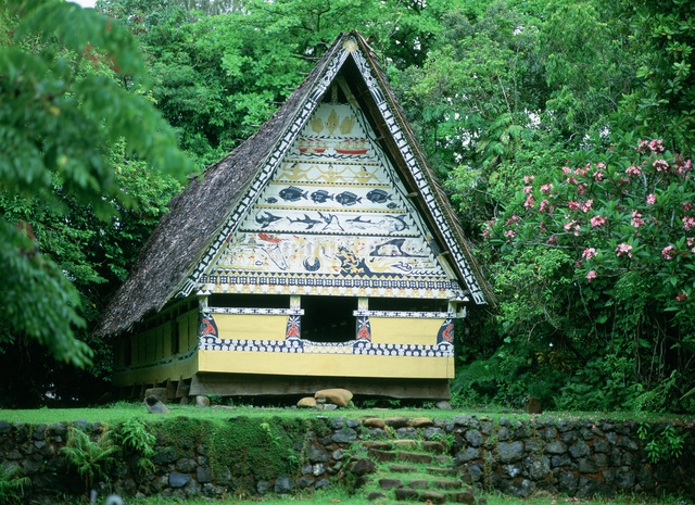 パラオ博物館にあるアバイの写真素材 [FYI03311448] ストックフォトの Qlean Market（キュリンマーケット）