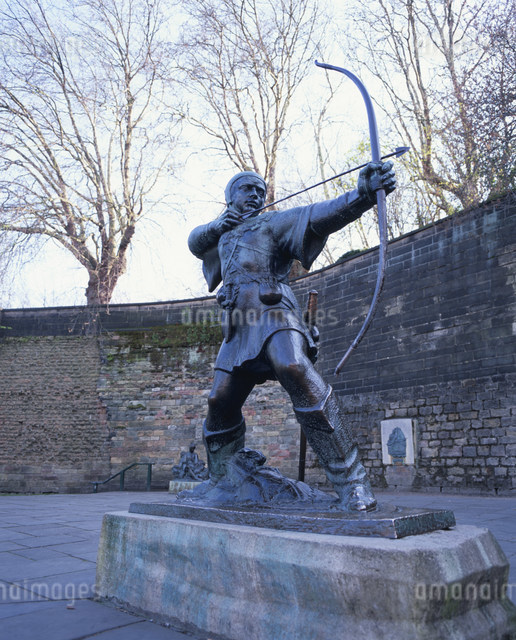 ロビンフッド像の写真素材 [FYI03383192] | ストックフォトの Qlean