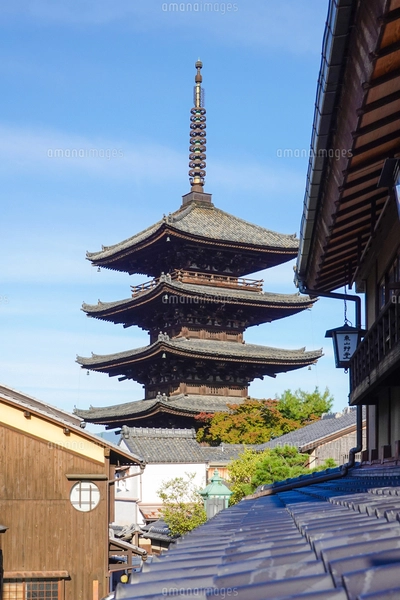 八坂の塔こと法観寺五重塔の写真素材 [FYI03418461] | ストックフォト