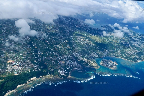 沖縄の航空写真の写真素材 [FYI03435968] | ストックフォトの Qlean
