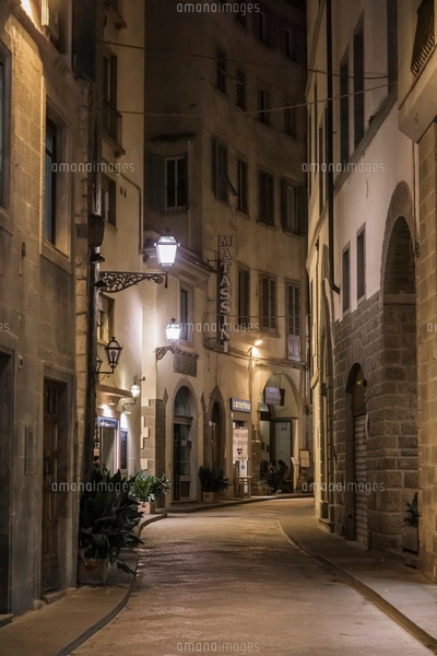 イタリア、フィレンツェ旧市街の写真素材 [FYI03825369] | ストック
