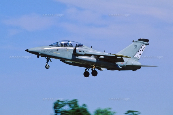 イタリア空軍ロッキードF104スターファイター戦闘機の写真素材
