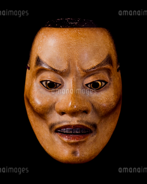 能面怪士 能面 怪士 能面袋付き (J6) 能面 怪士 能面袋付き