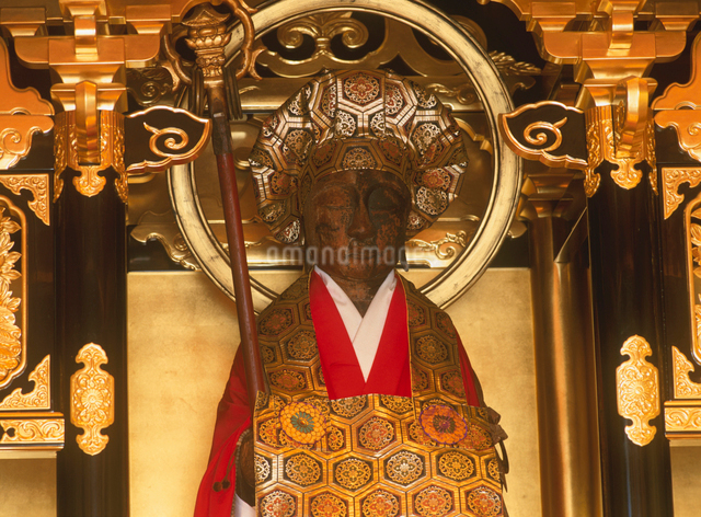 恐山 賽の河原地蔵堂の地蔵菩薩の写真素材 [FYI04032805] | ストック