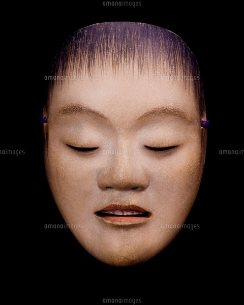 能面 弱法師（よろぼし）の写真素材 [FYI03948525] | ストックフォトの