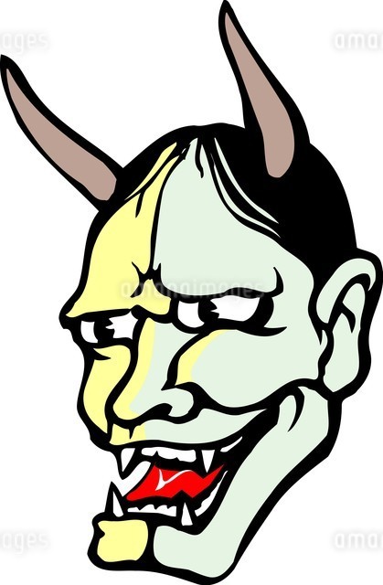 般若面のイラスト素材 [FYI04197589] | ストックフォトの Qlean Market