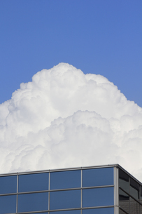 入道雲,積乱雲,青空,白い雲,白い,雲,ビル,ビジネス,ビジネスイメージ