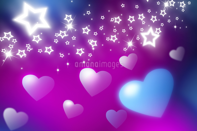 ハートと星のイラスト素材 [FYI04249846] | ストックフォトの Qlean