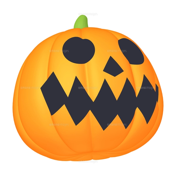 ハロウィン カボチャのお化け プラスチックカラー（1） 4点セットの