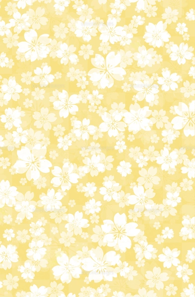 花柄・桜模様 背景素材/年賀状素材のイラスト素材 [FYI04682771