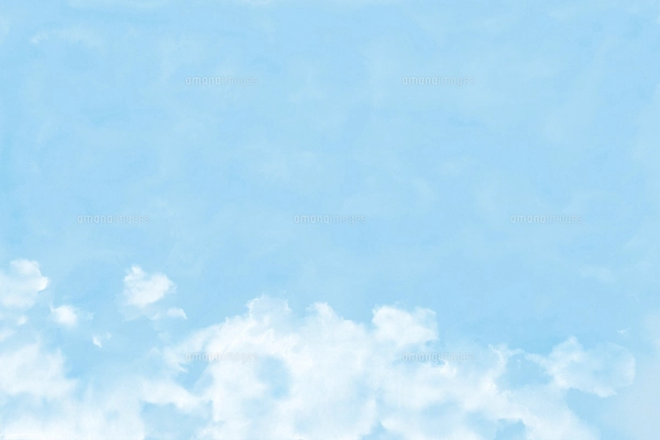 淡い空の水彩画のイラスト素材 [FYI04879851] | ストックフォトの