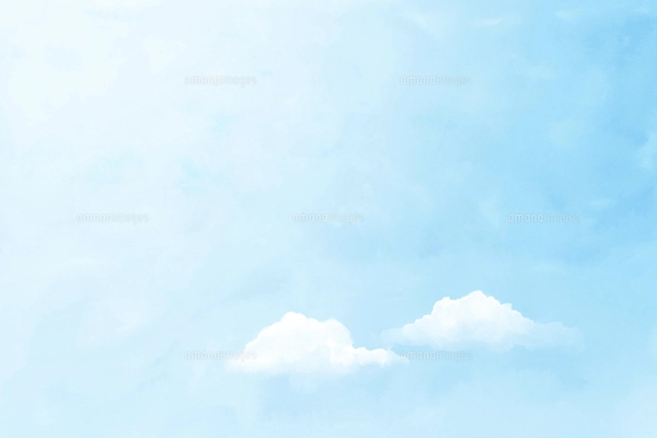 淡い空の水彩画のイラスト素材 [FYI04879851] | ストックフォトの