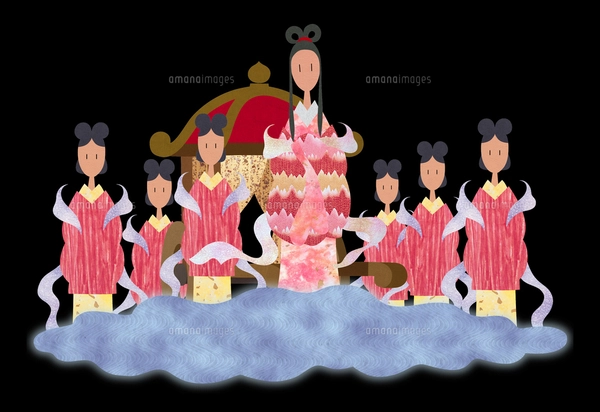 かぐや姫（7）のイラスト素材 [FYI04901674] | ストックフォトの