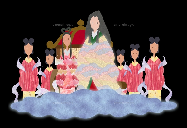 かぐや姫（7）のイラスト素材 [FYI04901674] | ストックフォト