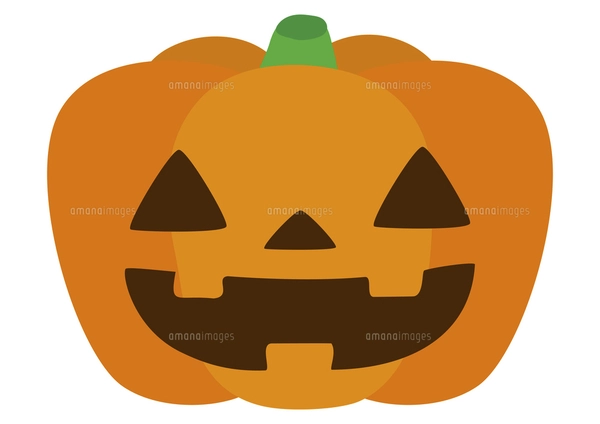 ハロウィンおばけカボチャイラスト13のイラスト素材