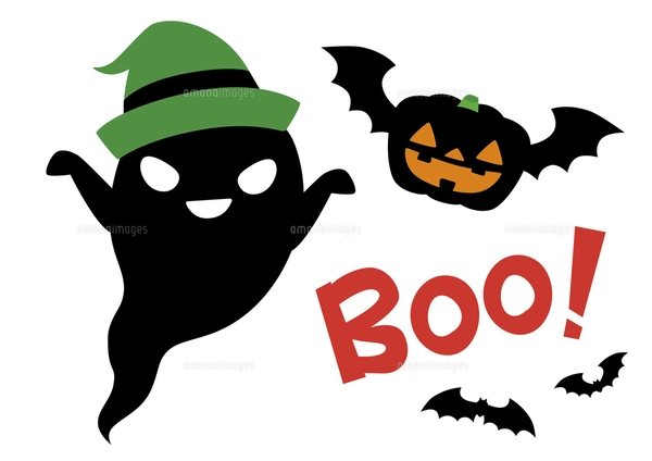 ハロウィンおばけイラスト03のイラスト素材 [FYI04951141
