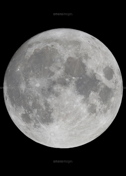 月の満ち欠け 月齢8 連続B_4/17の写真素材 [FYI04971852] | ストック