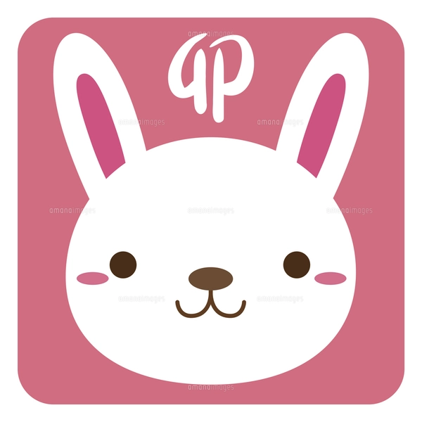 卯 干支 マークイラスト 18 【丸】のイラスト素材 [FYI05120199