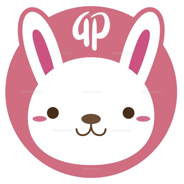 卯 干支 マークイラスト 18 【丸】のイラスト素材 [FYI05120199