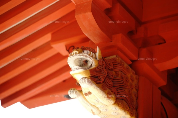 日御碕神社のの木鼻彫刻。の写真素材 [FYI07574179] | ストックフォト