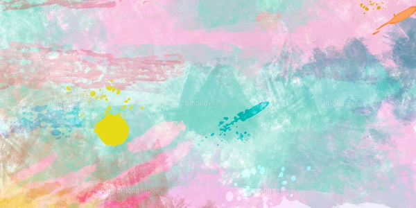 パステルカラーの抽象画の背景イラストのイラスト素材 [FYI07591239