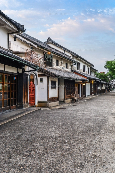 倉敷美観地区風情ある町並み風景の写真素材 [FYI07817718] | ストック