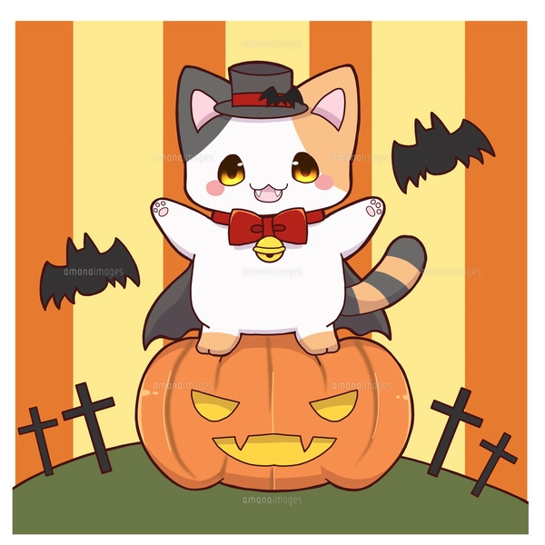 コヤンイサムチョン　ハロウィン猫イラストポーチ　　　☆ハンドメイド品☆ フ*ー様 コヤンイサムチョン♡ハンドメイドポーチ コヤンイサムチョン