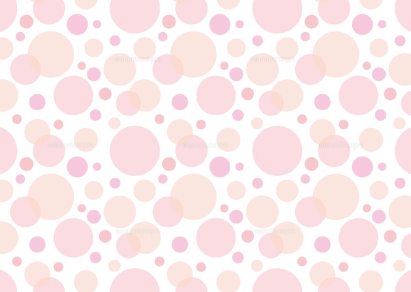 パステルカラーの水玉模様シームレスパターン背景/ブルーのイラスト