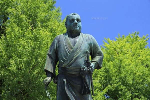 西郷隆盛像の写真素材 [FYI08046992] | ストックフォトの Qlean