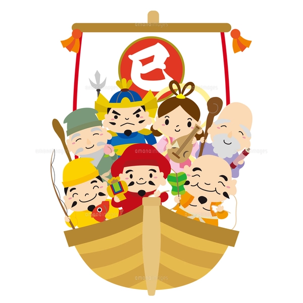 良念/寿老人図/七福神の内の一人/掛軸☆宝船☆Z-955 良念/寿老人図/七福神の内の一人/掛軸☆宝船☆Z-955
